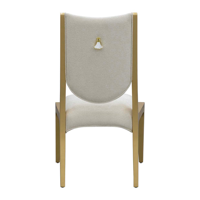AICO Furniture - Scotts Square Dining Side Chair in Light Champagne (Set of 2) - 9097003A-124 - GreatFurnitureDeal