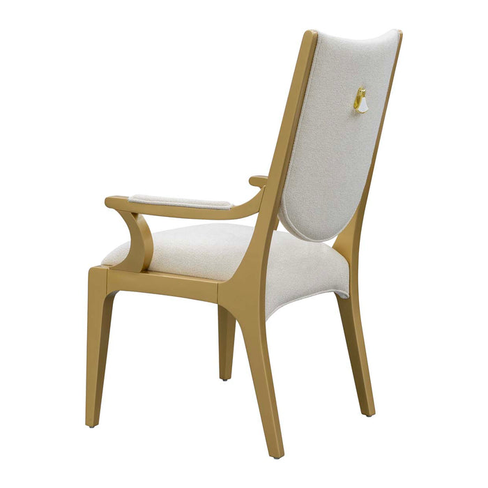 AICO Furniture - Scotts Square 10 Oval Dining Room Set in Light Champagne - 9097000-124-10SET