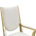 AICO Furniture - Scotts Square Dining Arm Chair in Light Champagne (Set of 2) - 9097004A-124 - GreatFurnitureDeal
