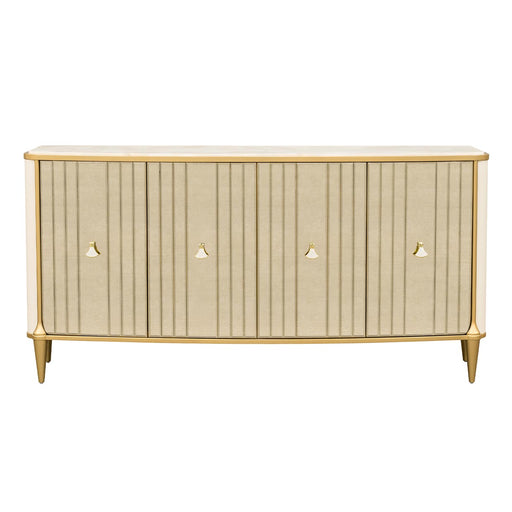 AICO Furniture - Scotts Square Sideboard in Light Champagne - 9097007-124 - GreatFurnitureDeal