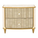 AICO Furniture - Scotts Square Nightstand in Light Champagne - 9097040-124 - GreatFurnitureDeal