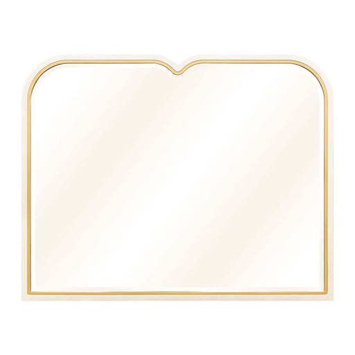 AICO Furniture - Scotts Square Dresser Mirror in Light Champagne - 9097060-124 - GreatFurnitureDeal