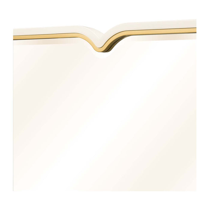 AICO Furniture - Scotts Square Dresser Mirror in Light Champagne - 9097060-124