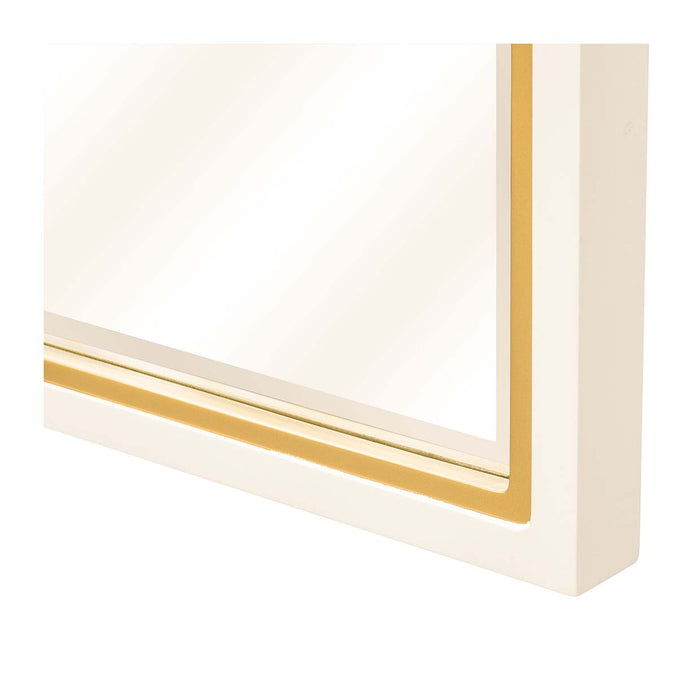 AICO Furniture - Scotts Square Dresser Mirror in Light Champagne - 9097060-124