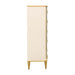 AICO Furniture - Scotts Square 5-Drawer Chest in Light Champagne - 9097070SA-124 - GreatFurnitureDeal