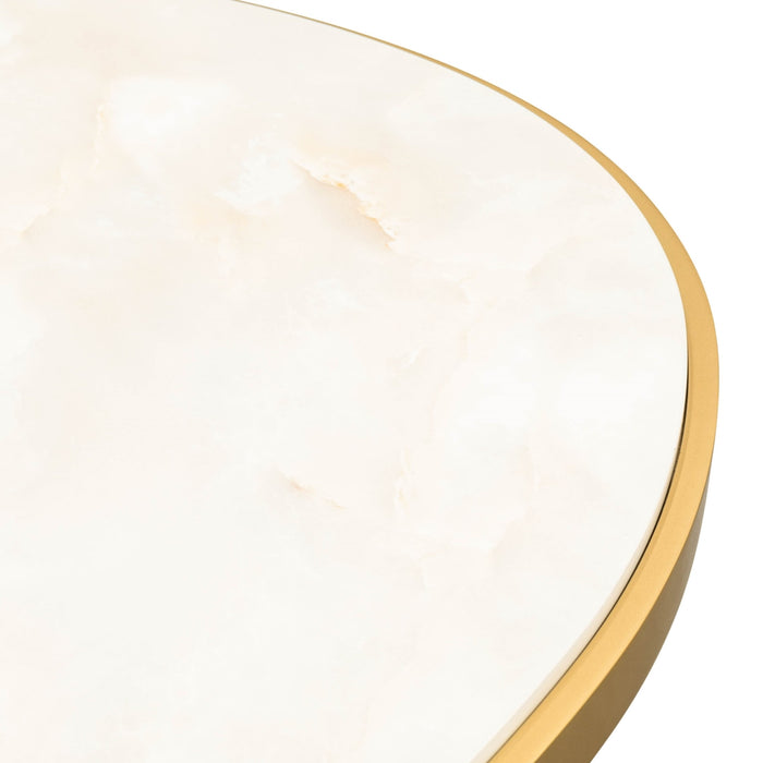 AICO Furniture - Scotts Square Cocktail Table in Light Champagne - 9097201-124 - GreatFurnitureDeal