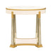 AICO Furniture - Scotts Square End Table in Light Champagne - 9097202-124 - GreatFurnitureDeal
