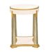 AICO Furniture - Scotts Square End Table in Light Champagne - 9097202-124 - GreatFurnitureDeal
