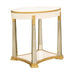 AICO Furniture - Scotts Square End Table in Light Champagne - 9097202-124 - GreatFurnitureDeal