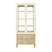 AICO Furniture - Scotts Square Display Cabinet in Light Champagne - 9097209-124 - GreatFurnitureDeal