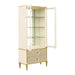 AICO Furniture - Scotts Square Display Cabinet in Light Champagne - 9097209-124 - GreatFurnitureDeal