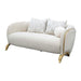 AICO Furniture - Scotts Square 3 Piece Living Room Set in Light Champagne - 9097816-CNSLK-124-3SET - GreatFurnitureDeal