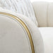AICO Furniture - Scotts Square Matching Accent Chair in Light Champagne - 9097835-CNSLK-124 - GreatFurnitureDeal