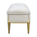AICO Furniture - Scotts Square Accent Bench in Light Champagne - 9097904-124 - GreatFurnitureDeal