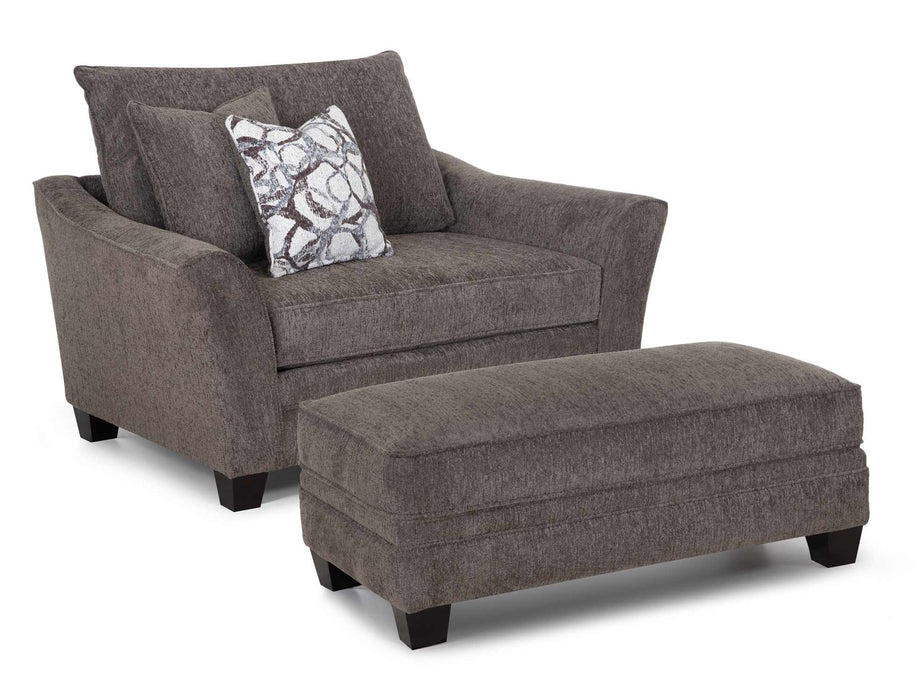 Franklin Furniture - 910 Tiffani Ottoman in Thiesson Java - 91018 - GreatFurnitureDeal