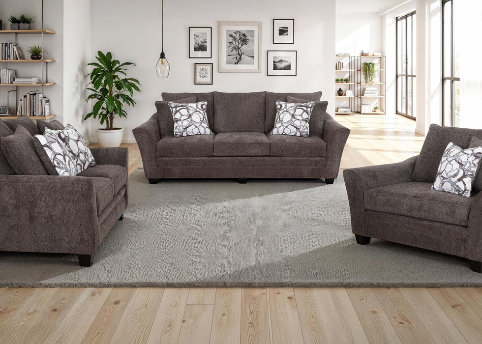 Franklin Furniture - 910 Tiffani 2 Piece Sofa Set in Thiesson Java - 91040-91020 - GreatFurnitureDeal