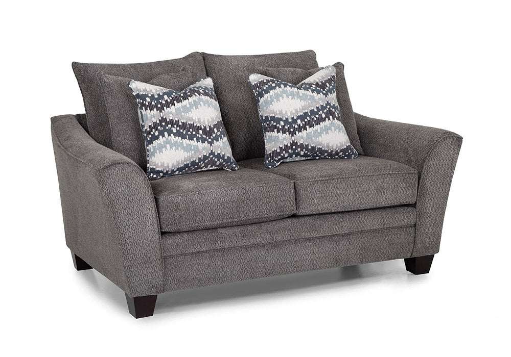 Franklin Furniture - 910 Eastbrook 2 Piece Sofa Set in Shasta Charcoal - 91040-20-CHARCOAL