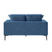 Homelegance - Stride 2 Piece Sofa Set in Blue - 9124BUE*2 - GreatFurnitureDeal