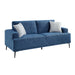 Homelegance - Stride 2 Piece Sofa Set in Blue - 9124BUE*2 - GreatFurnitureDeal