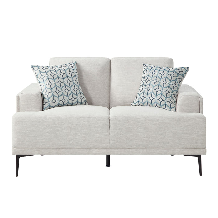 Homelegance - Stride 2 Piece Sofa Set in Taupe - 9124TPE*2 - GreatFurnitureDeal