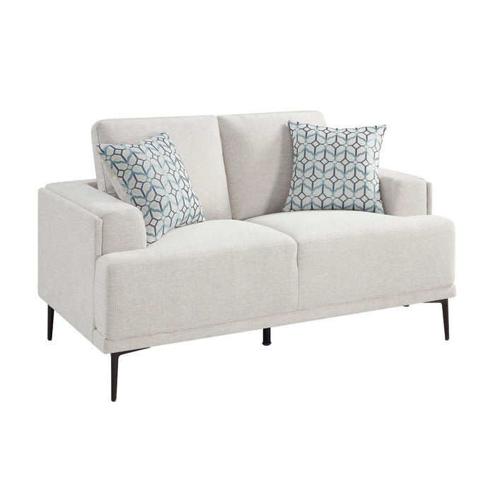 Homelegance - Stride 2 Piece Sofa Set in Taupe - 9124TPE*2 - GreatFurnitureDeal