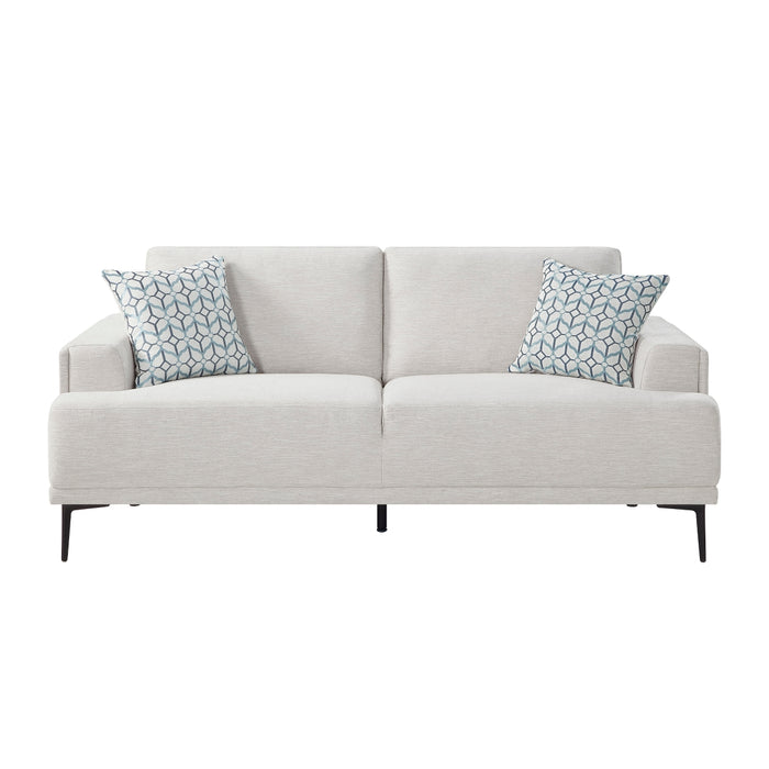 Homelegance - Stride 2 Piece Sofa Set in Taupe - 9124TPE*2 - GreatFurnitureDeal