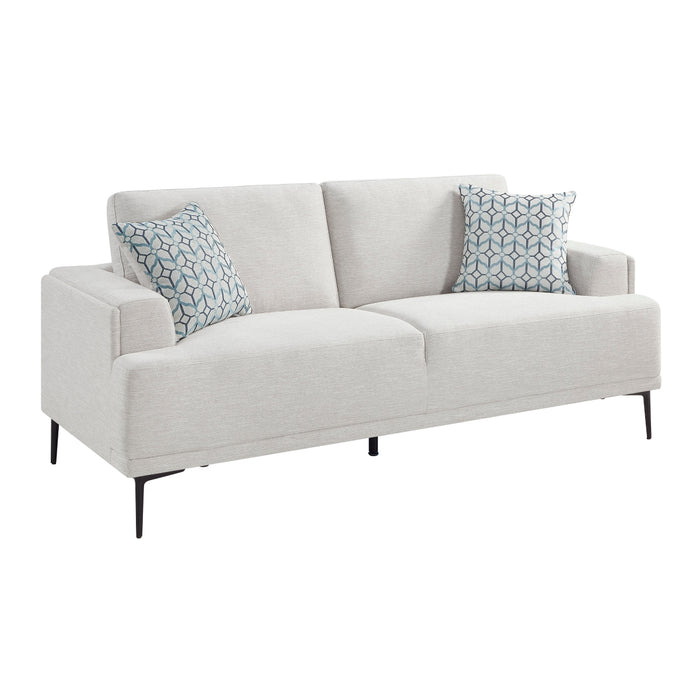 Homelegance - Stride 2 Piece Sofa Set in Taupe - 9124TPE*2 - GreatFurnitureDeal