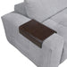 Homelegance - Tidal 5-Piece Modular Sectional with Ottoman in Beige - 9155GY*51L1ROT - GreatFurnitureDeal