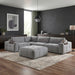 Homelegance - Tidal 5-Piece Modular Sectional with Ottoman in Beige - 9155GY*51L1ROT - GreatFurnitureDeal
