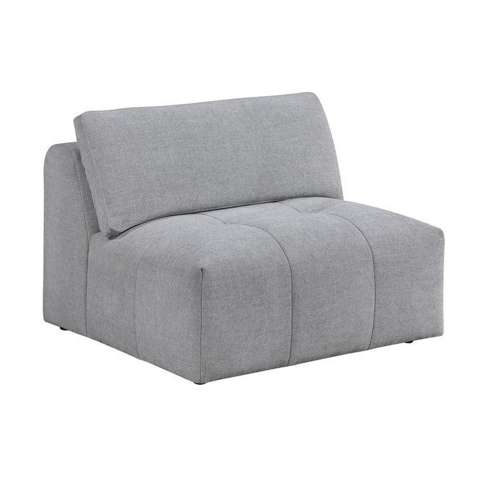 Homelegance - Tidal 5-Piece Modular Sectional with Ottoman in Beige - 9155GY*51L1ROT - GreatFurnitureDeal
