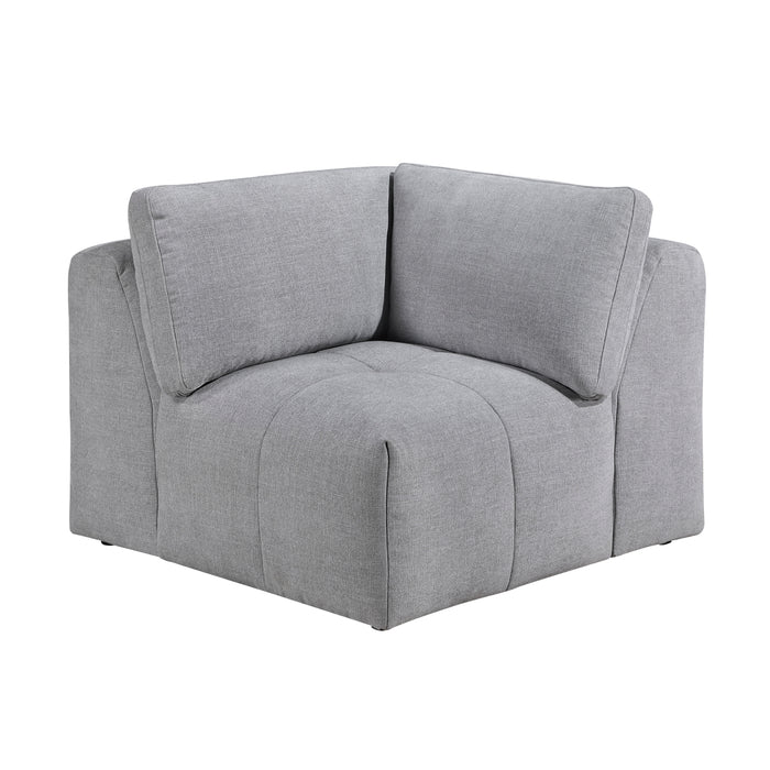 Homelegance - Tidal 5-Piece Modular Sectional with Ottoman in Beige - 9155GY*51L1ROT - GreatFurnitureDeal