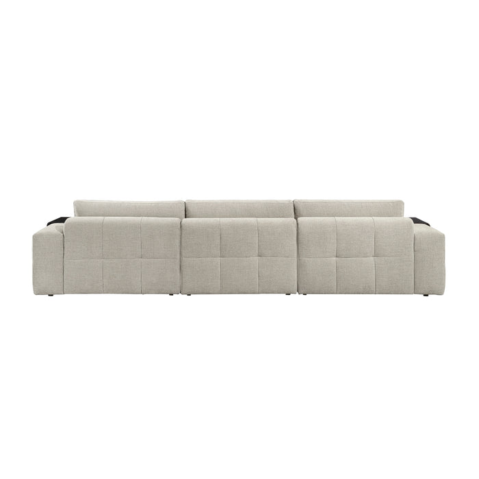 Homelegance - Tidal Sofa in Taupe - 9155TP-3* - GreatFurnitureDeal