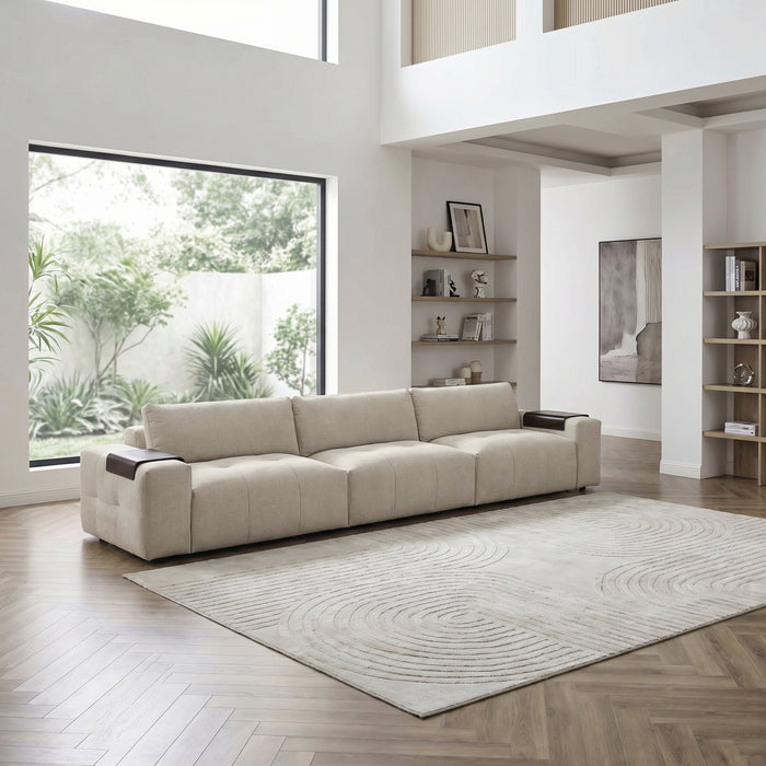Homelegance - Tidal Sofa in Taupe - 9155TP-3* - GreatFurnitureDeal