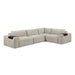 Homelegance - Tidal 4 Piece Modular Sectional in Taupe - 9155TP*41L1R - GreatFurnitureDeal