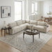 Homelegance - Tidal 5 Piece Modular Sectional in Taupe - 9155TP*51L1R - GreatFurnitureDeal