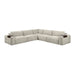 Homelegance - Tidal 5 Piece Modular Sectional in Taupe - 9155TP*51L1R - GreatFurnitureDeal