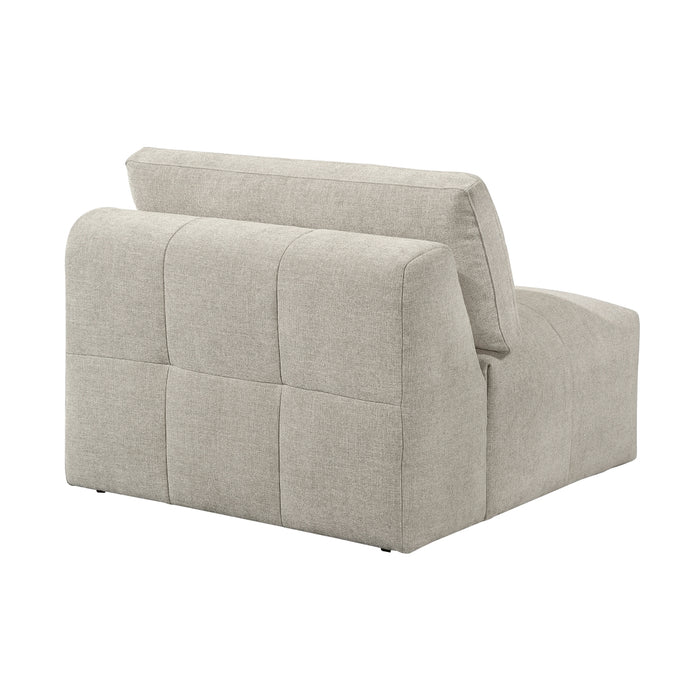 Homelegance - Tidal 4 Piece Modular Sectional with Ottoman in Taupe - 9155TP*41L1ROT - GreatFurnitureDeal
