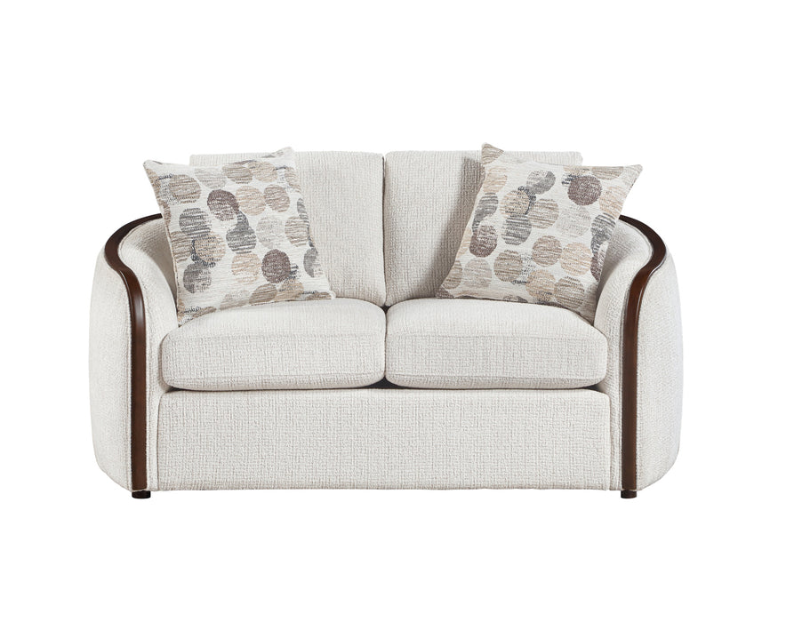 Homelegance - Loom 2 Piece Sofa Set in Beige - 9177WABEG*2 - GreatFurnitureDeal