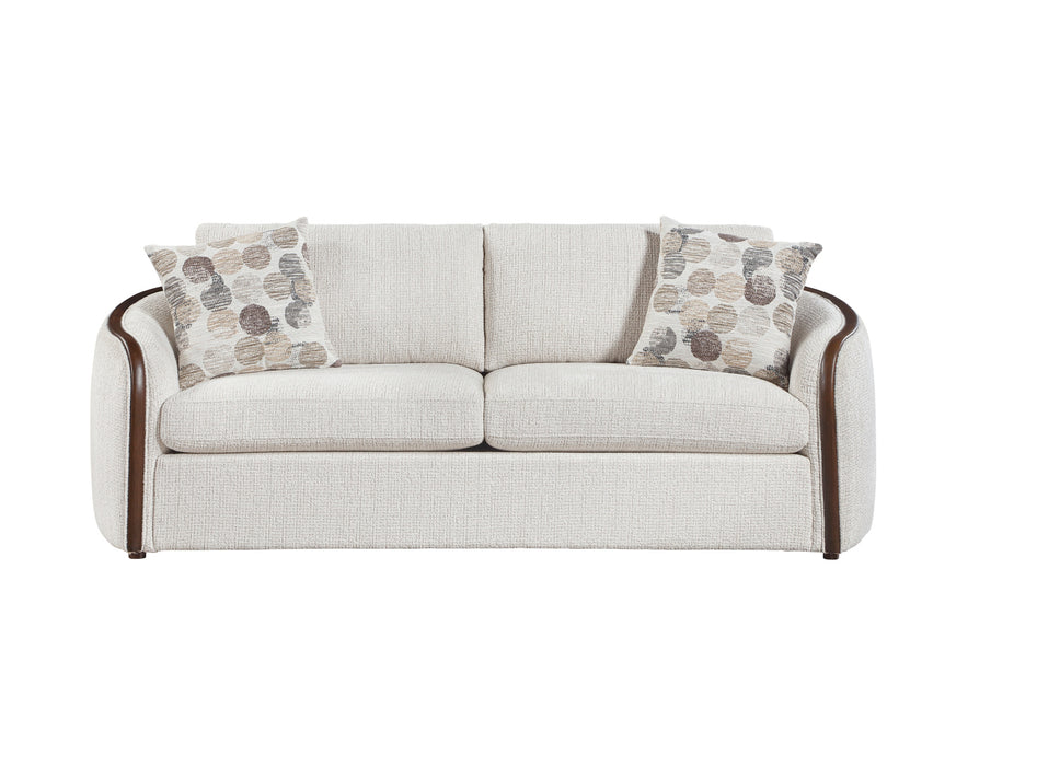 Homelegance - Loom 2 Piece Sofa Set in Beige - 9177WABEG*2 - GreatFurnitureDeal