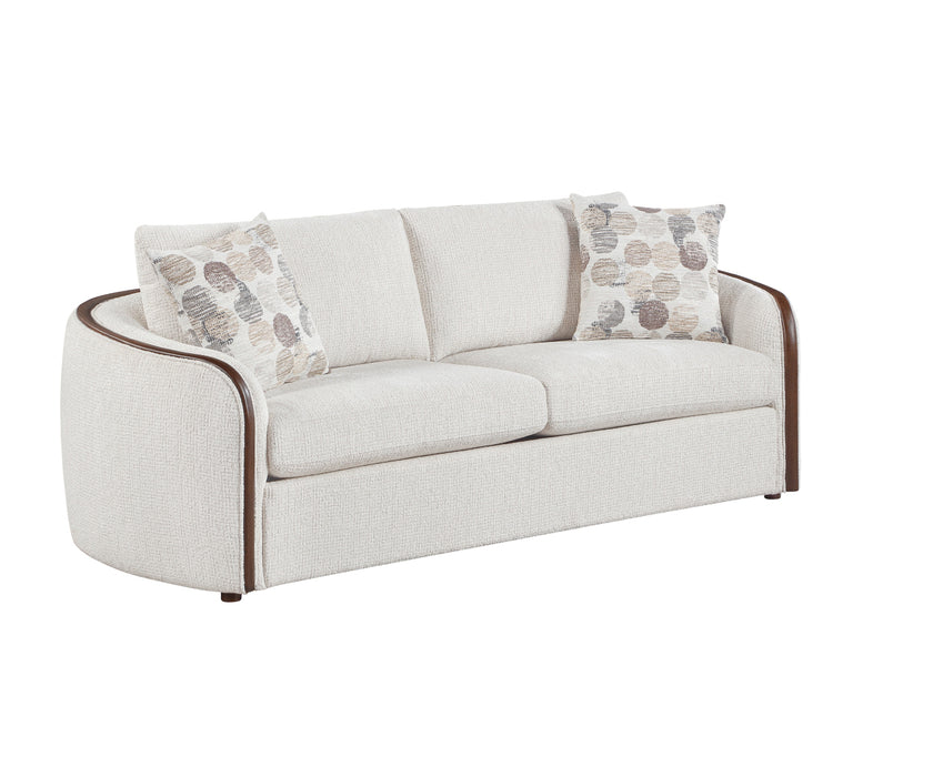 Homelegance - Loom 2 Piece Sofa Set in Beige - 9177WABEG*2 - GreatFurnitureDeal