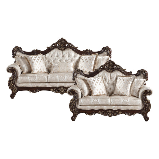 Homelegance - Sovereign 3 Piece Sofa Set in Brown - 9178NBR*3 - GreatFurnitureDeal