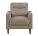 Homelegance - Linden 3 Piece Living Room Set in Brown - 9180BRW*3 - GreatFurnitureDeal