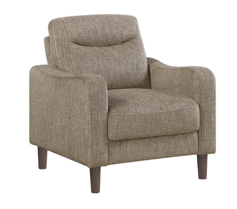 Homelegance - Linden 3 Piece Living Room Set in Brown - 9180BRW*3 - GreatFurnitureDeal