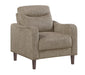 Homelegance - Linden 3 Piece Living Room Set in Brown - 9180BRW*3 - GreatFurnitureDeal
