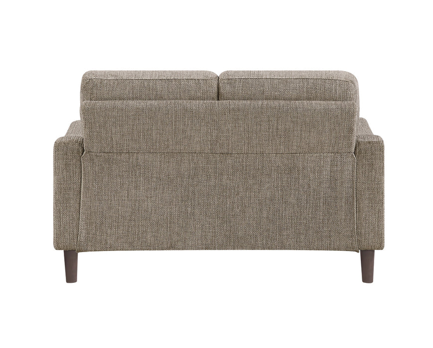 Homelegance - Linden 2 Piece Sofa Set in Brown - 9180BRW*2 - GreatFurnitureDeal