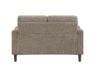 Homelegance - Linden 2 Piece Sofa Set in Brown - 9180BRW*2 - GreatFurnitureDeal