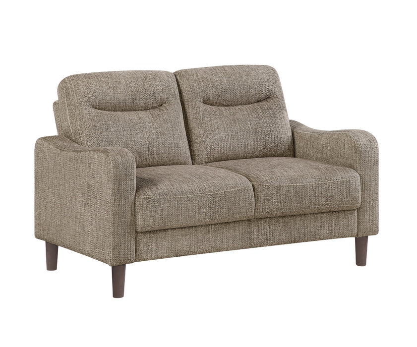 Homelegance - Linden 3 Piece Living Room Set in Brown - 9180BRW*3 - GreatFurnitureDeal