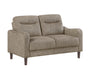 Homelegance - Linden 3 Piece Living Room Set in Brown - 9180BRW*3 - GreatFurnitureDeal