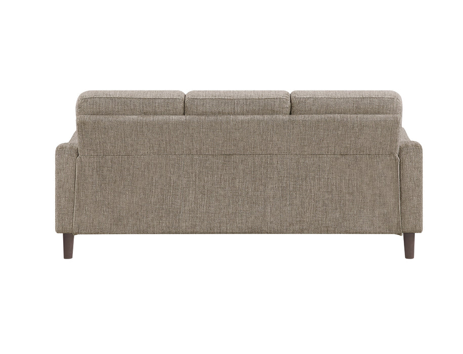 Homelegance - Linden 2 Piece Sofa Set in Brown - 9180BRW*2 - GreatFurnitureDeal