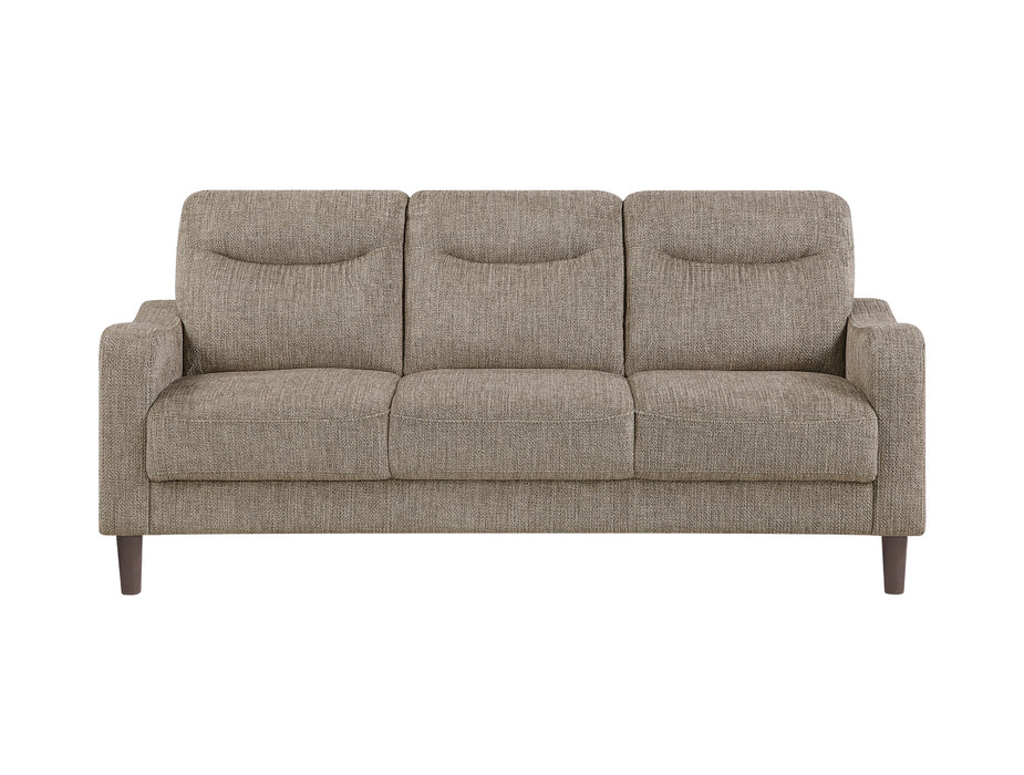 Homelegance - Linden 2 Piece Sofa Set in Brown - 9180BRW*2 - GreatFurnitureDeal